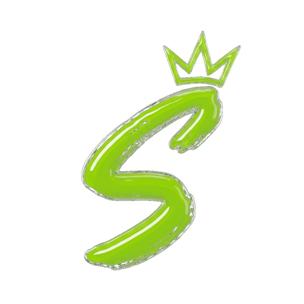 Santana Young glass-coated crown S logo